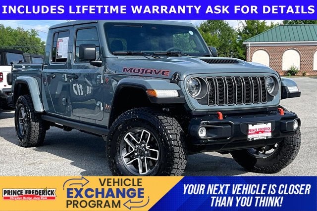 2026 Jeep Gladiator Mojave X 4x4 in Anvil Clearcoat — front three-quarter view