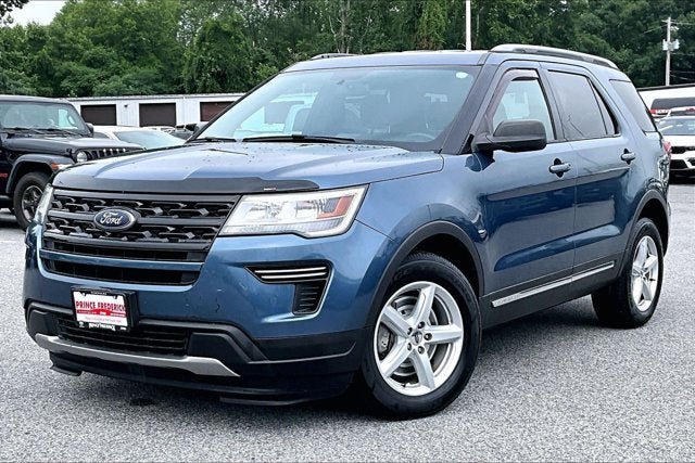 2018 Ford Explorer — rear three-quarter view