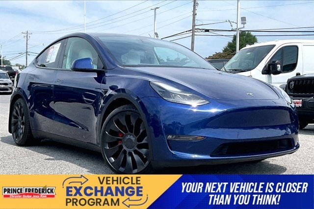 2022 Tesla Model Y Performance Dual Motor All-Wheel Drive in Other — front three-quarter view