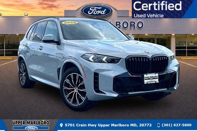 2026 BMW X5 xDrive40i in Brooklyn Grey Metallic — front three-quarter view