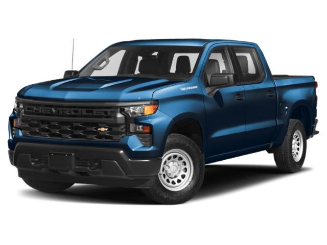 2022 Chevrolet Silverado 1500 4WD Crew Cab Standard Bed LT in Northsky Blue Metallic — front three-quarter view