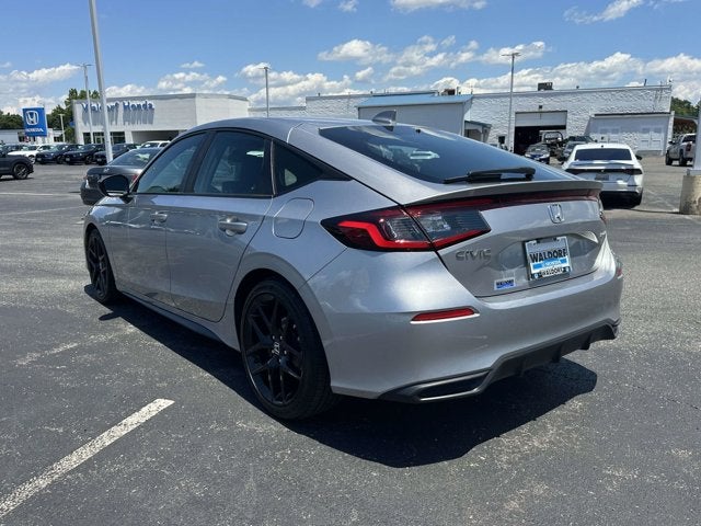 2024 Honda Civic Hatchback — rear three-quarter view