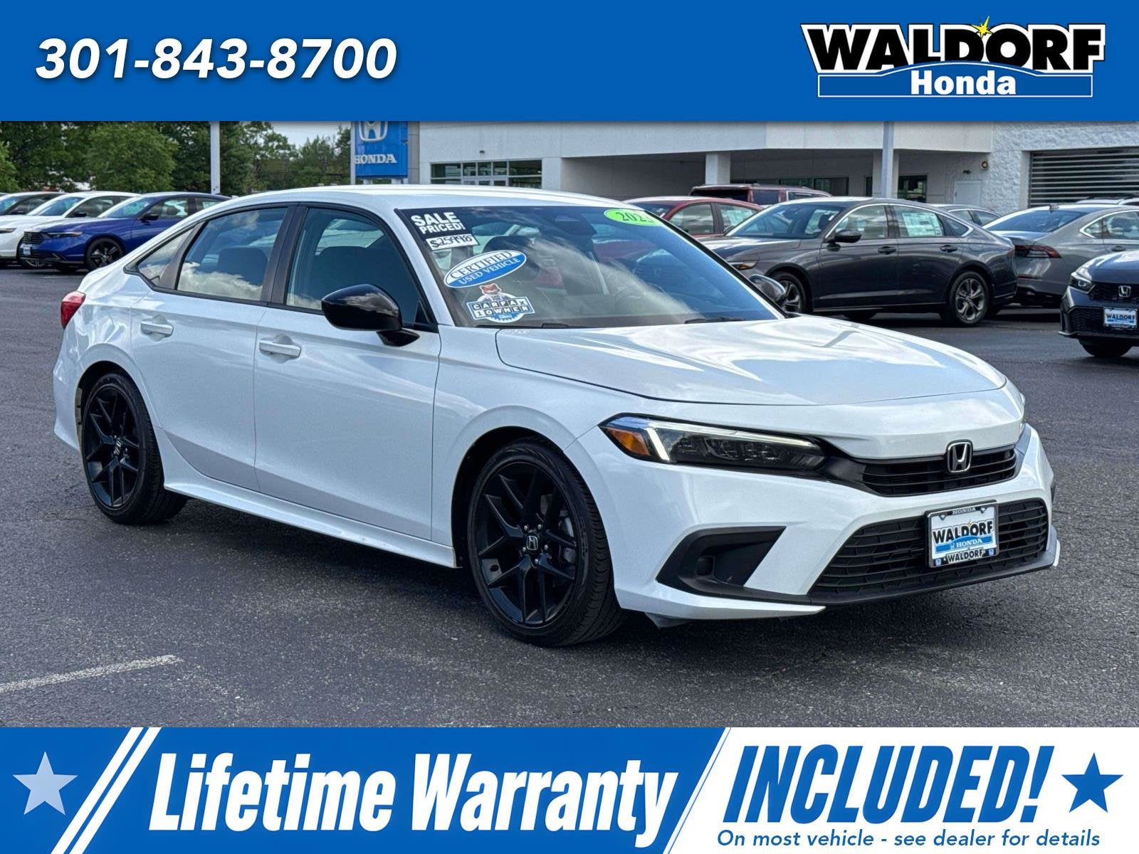 2023 Honda Civic Sedan Sport in Other — front three-quarter view