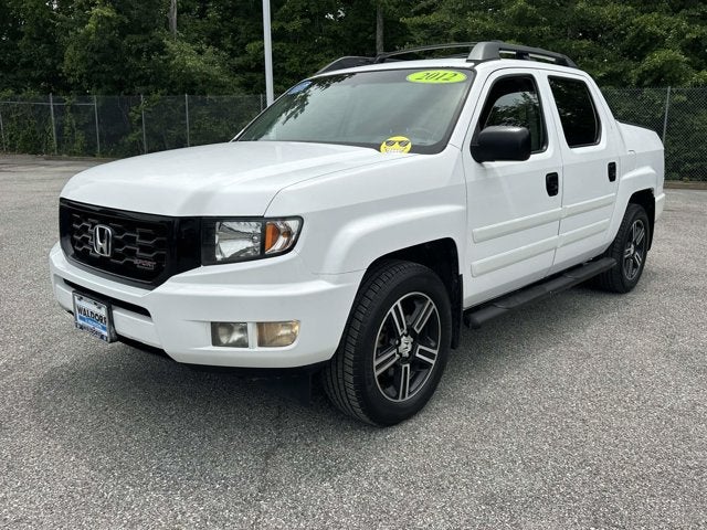 2012 Honda Ridgeline — rear three-quarter view
