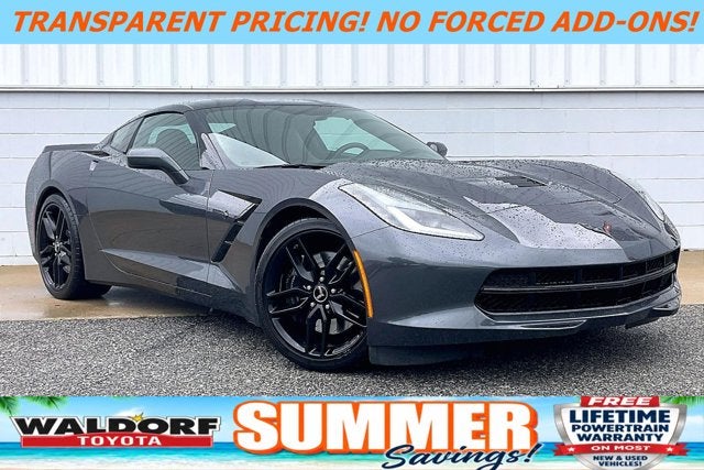 2014 Chevrolet Corvette Z51 2LT in Cyber Gray Metallic — front three-quarter view
