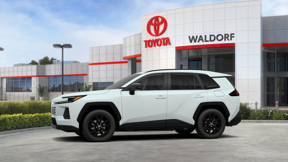 2026 Toyota RAV4 — rear three-quarter view