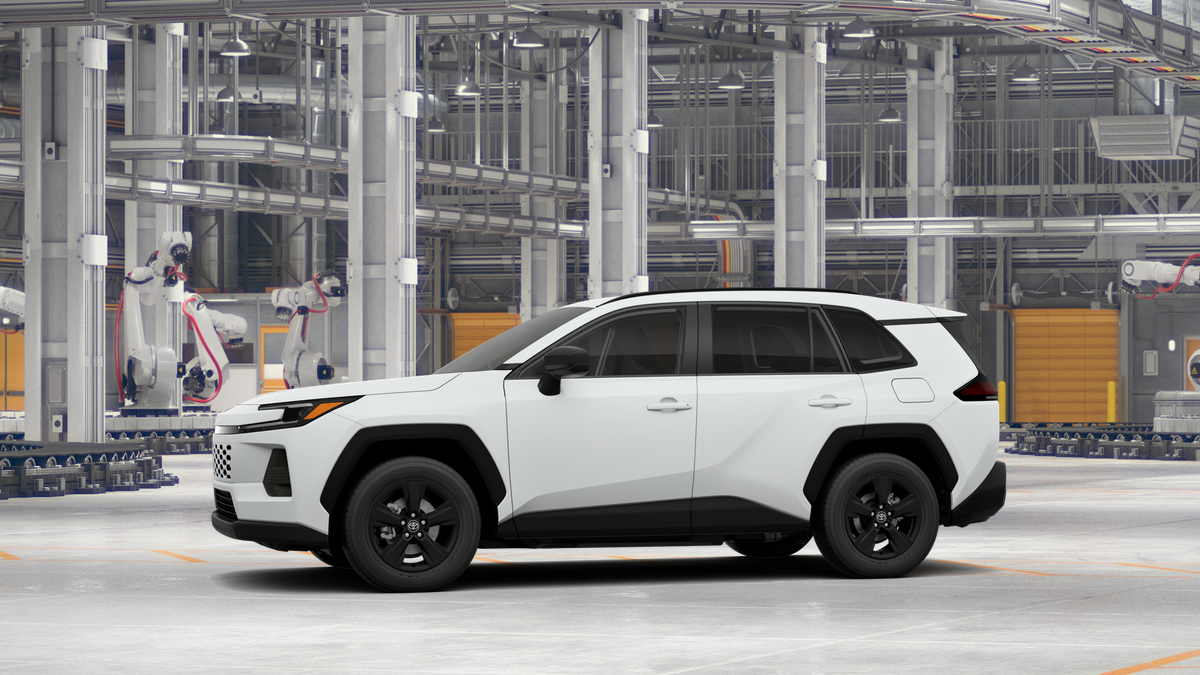 2026 Toyota RAV4 — rear three-quarter view