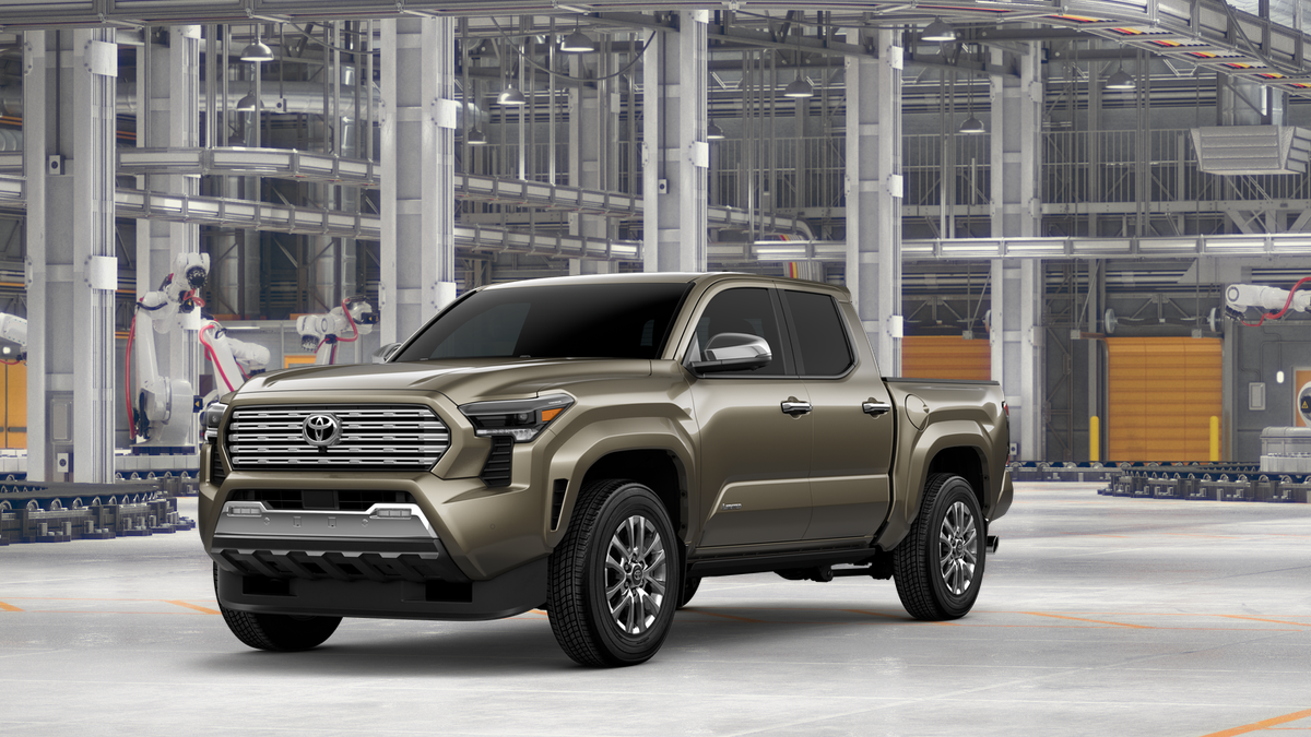2026 Toyota Tacoma Limited in Bronze Oxide — front three-quarter view