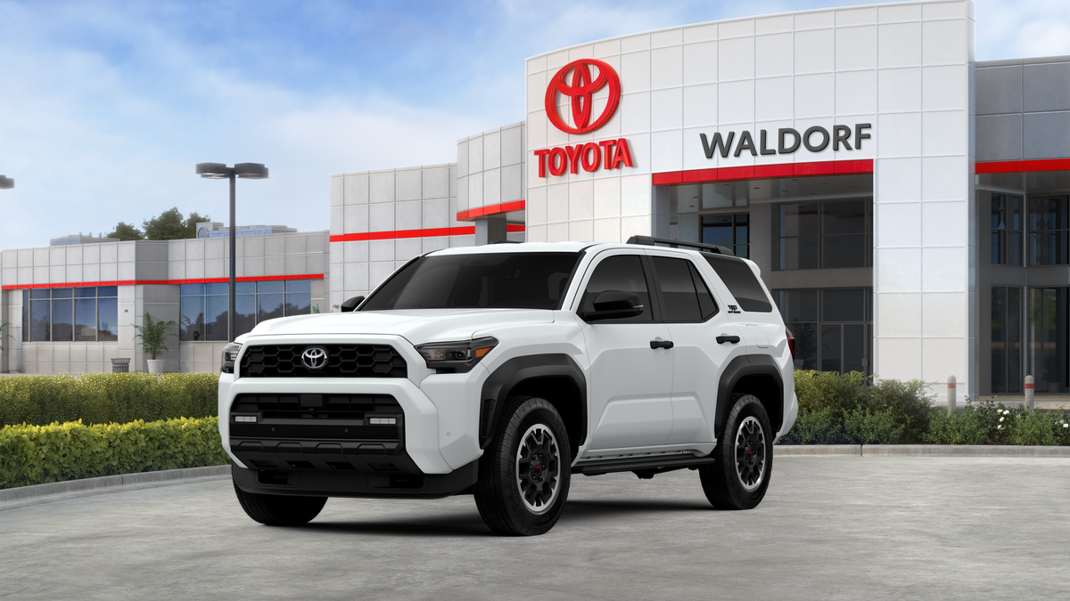 2026 Toyota 4Runner TRD Off-Road in Ice Cap — front three-quarter view